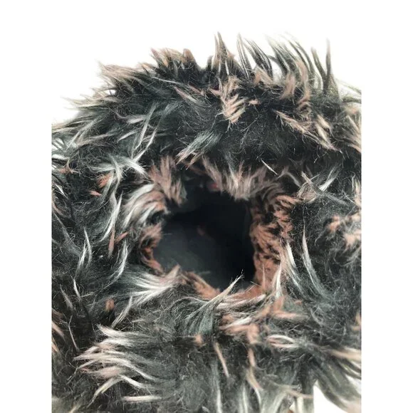 NorthFace Primaloft Womans Black Insulated fur lined winter boots Sz 9 SKU 9569 - Picture 6 of 12